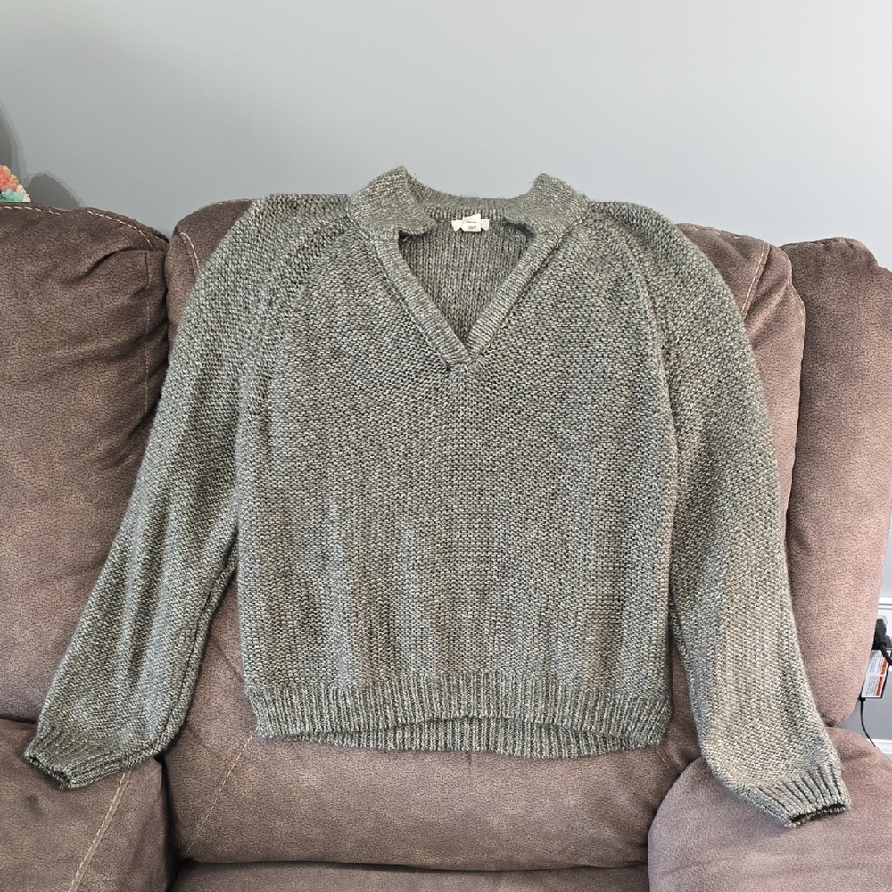 Green Knit Sweater